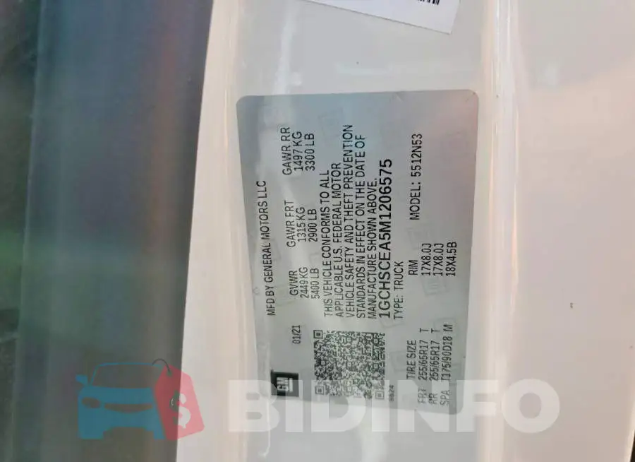 1GCHSCEA5M1206575 Photo# 12