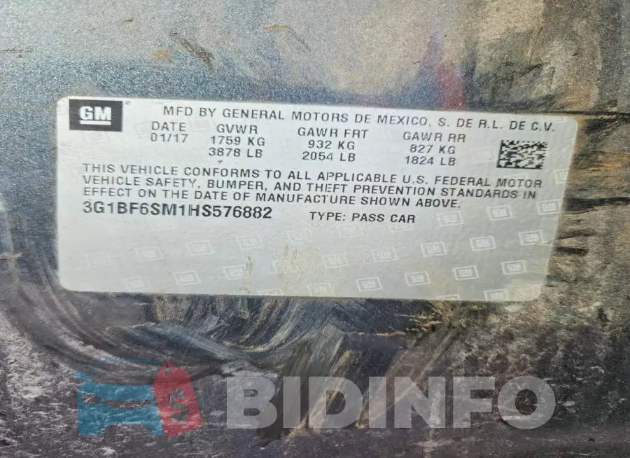 3G1BF6SM1HS576882 Photo# 12