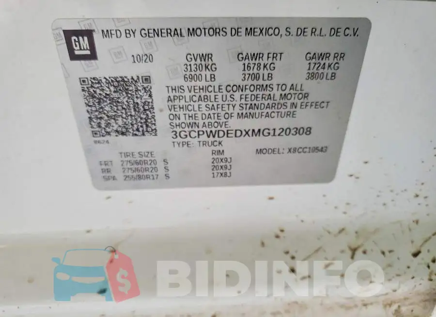 3GCPWDEDXMG120308 Photo# 12