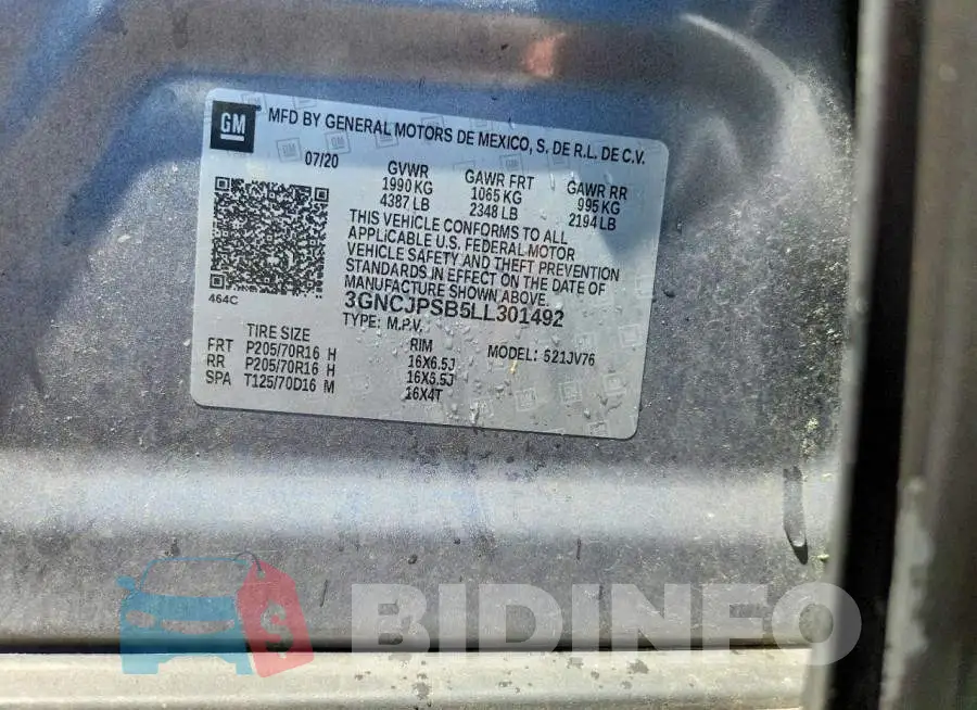 3GNCJPSB5LL301492 Photo# 12