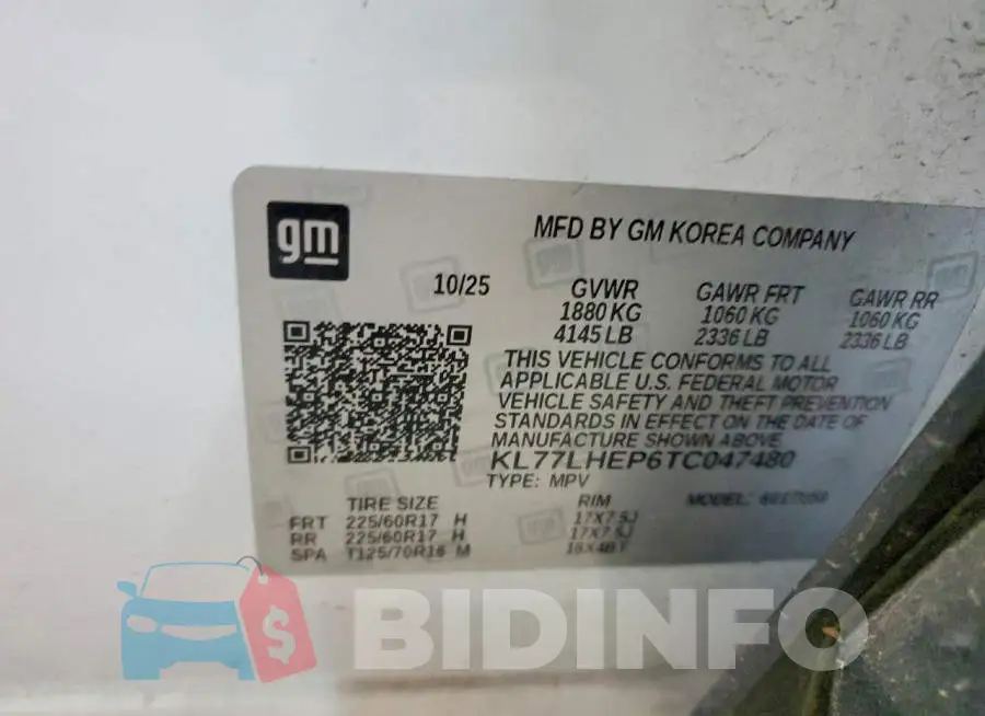 KL77LHEP6TC047480 Photo# 14