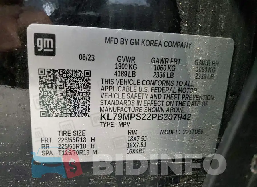 KL79MPS22PB207942 Photo# 13