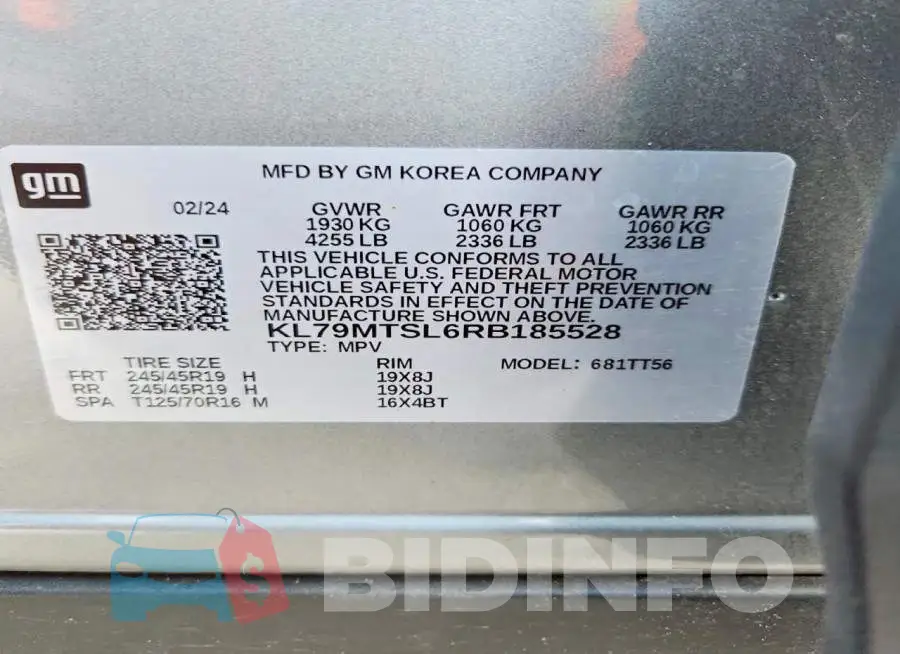 KL79MTSL6RB185528 Photo# 13