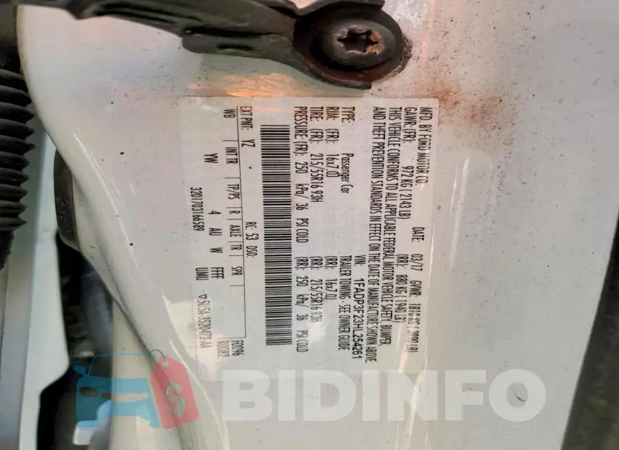 1FADP3F23HL254261 Photo# 12