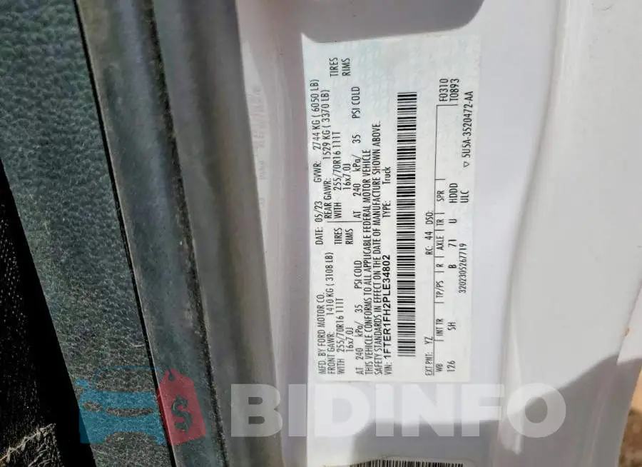 1FTER1FH2PLE34802 Photo# 12