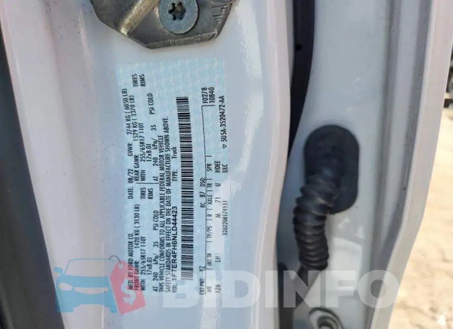 1FTER4FH6NLD44423 Photo# 12