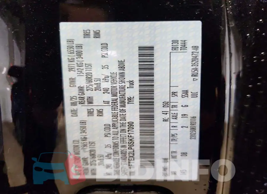 1FTEX2LP6SKF17090 Photo# 12