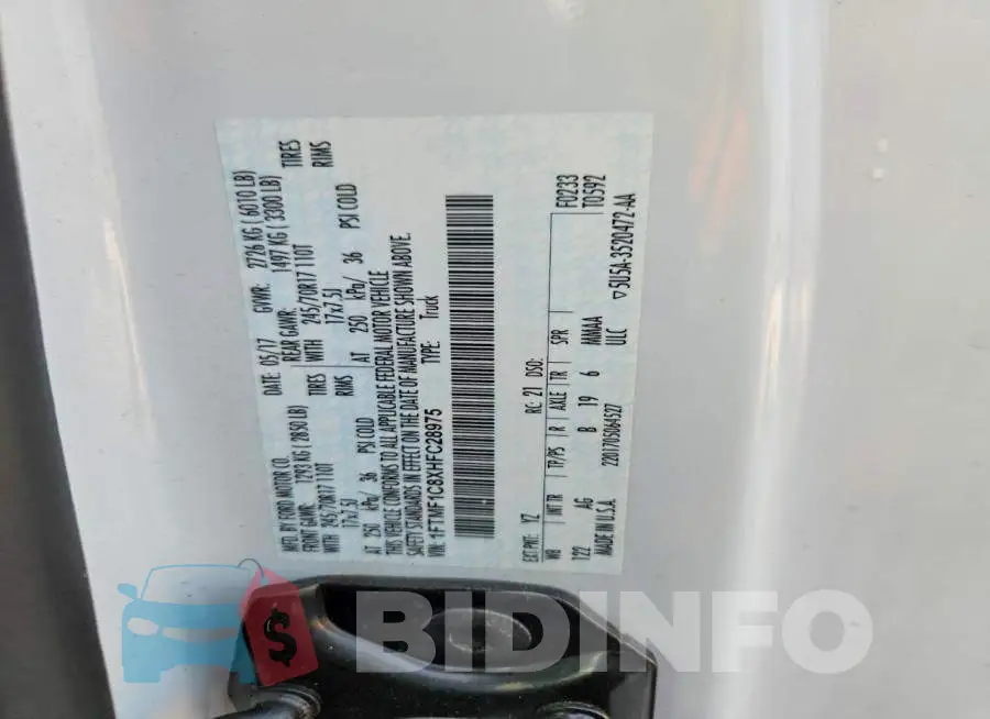 1FTMF1C8XHFC28975 Photo# 12