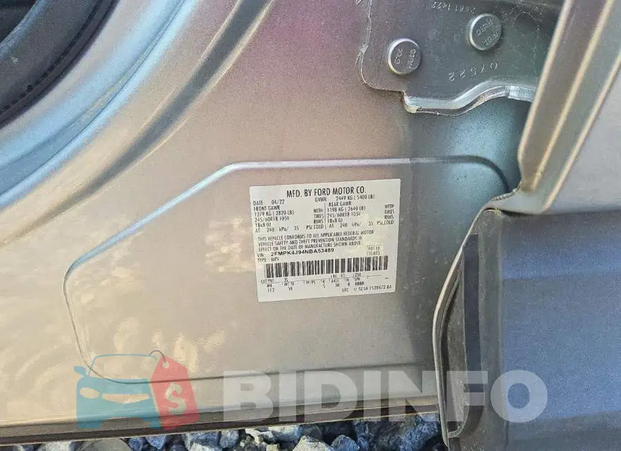 2FMPK4J94NBA53489 Photo# 13