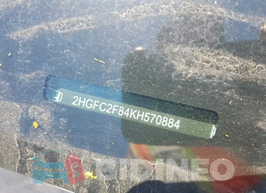 2HGFC2F84KH570884 Photo# 12