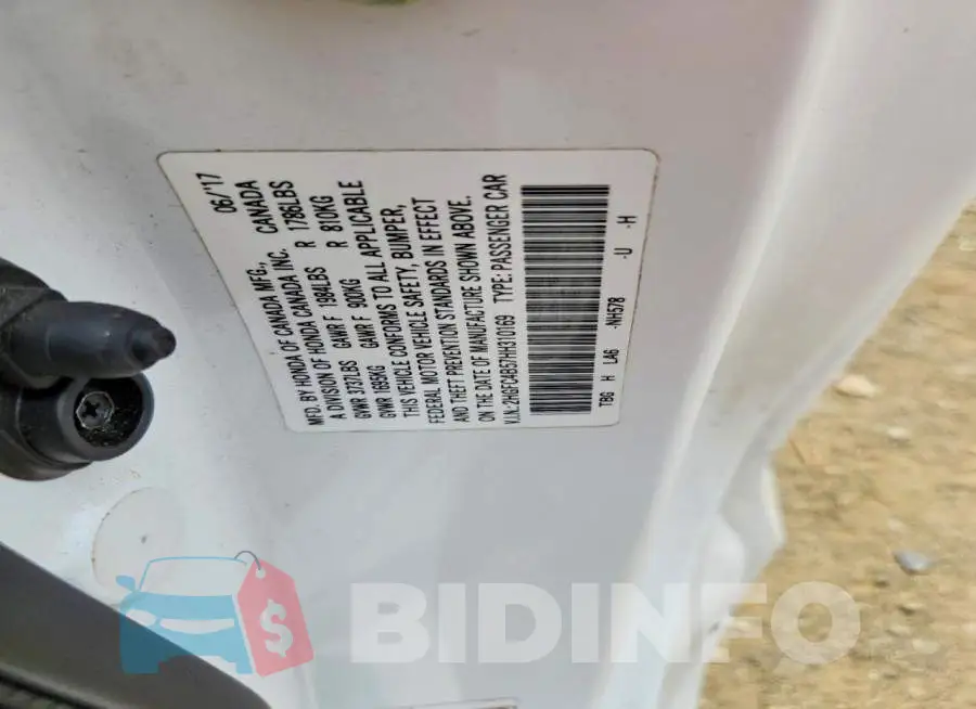 2HGFC4B57HH310169 Photo# 12