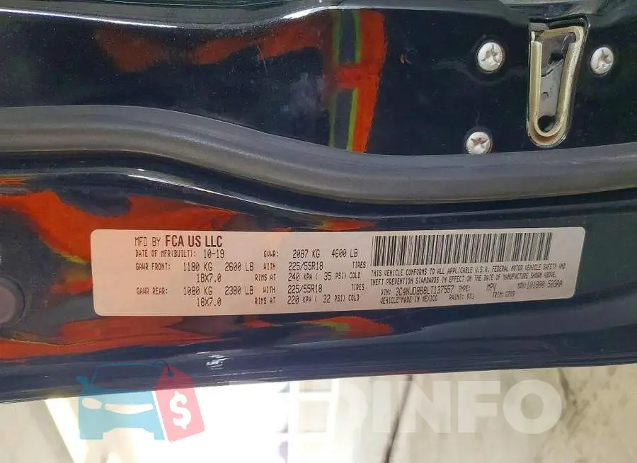 3C4NJDBB8LT137557 Photo# 13