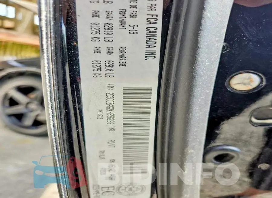 2C3CDZAG2KH656236 Photo# 12