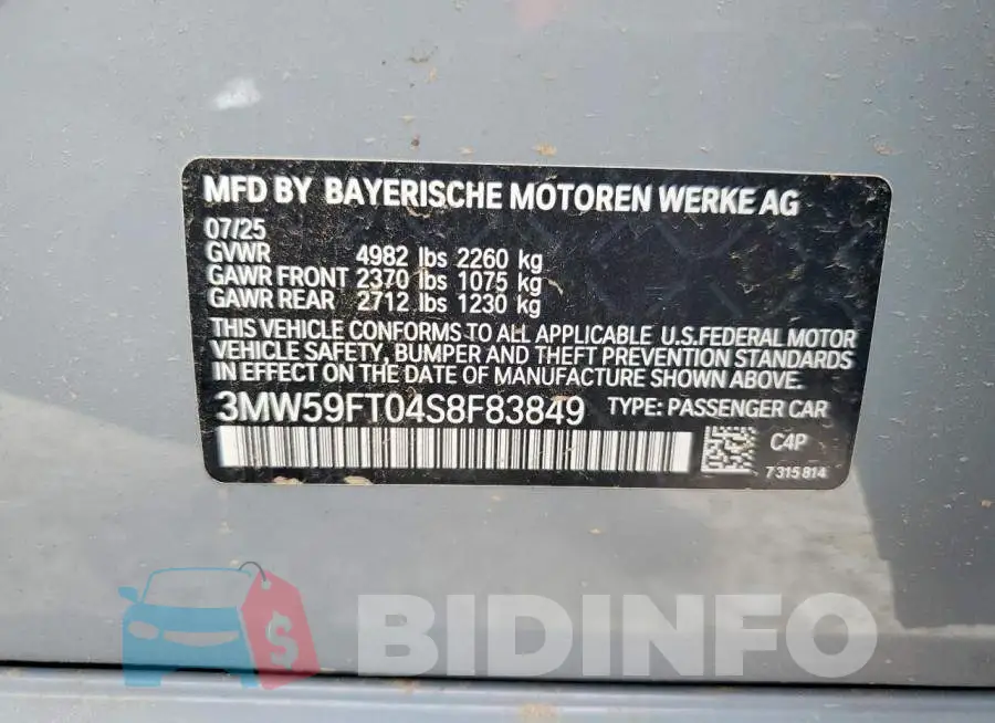 3MW59FT04S8F83849 Photo# 13