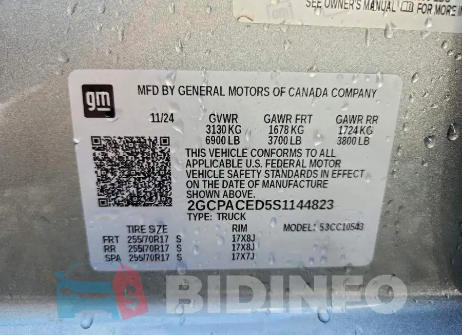 2GCPACED5S1144823 Photo# 13