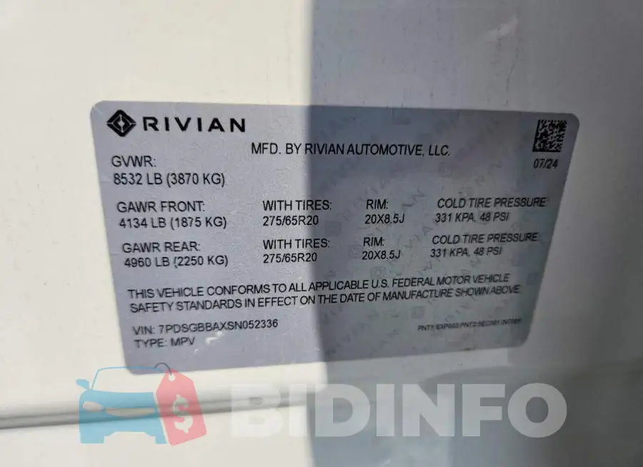 7PDSGBBAXSN052336 Photo# 13