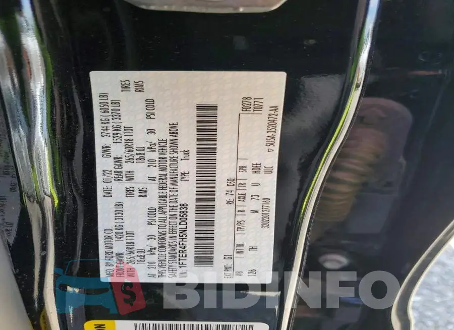 1FTER4FH5NLD05838 Photo# 12