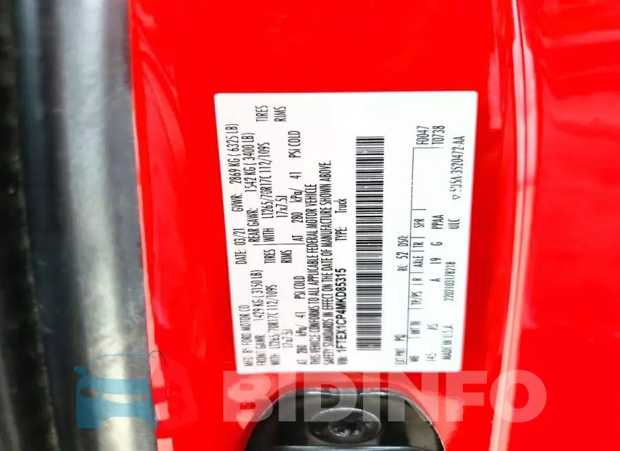 1FTEX1CP4MKD85315 Photo# 12