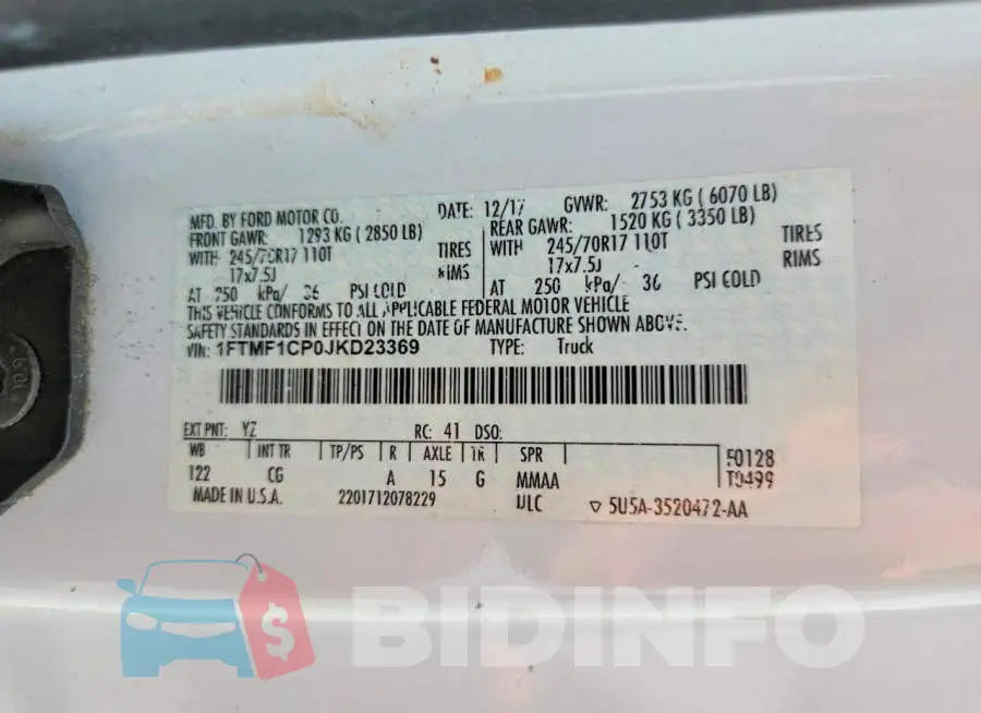 1FTMF1CP0JKD23369 Photo# 12