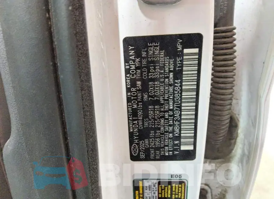 KM8HF3AB7TU385844 Photo# 13