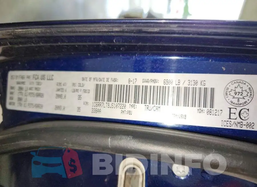 1C6RR7LT9JS107220 Photo# 12