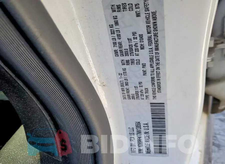 1C6SRFKT7NN138564 Photo# 12