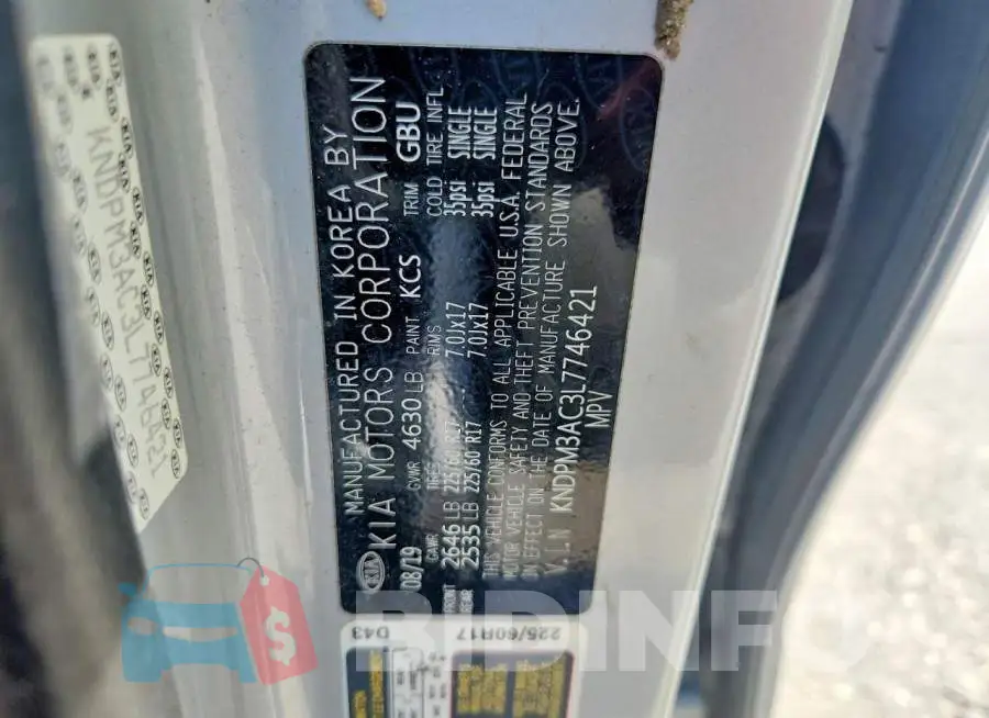 KNDPM3AC3L7746421 Photo# 13