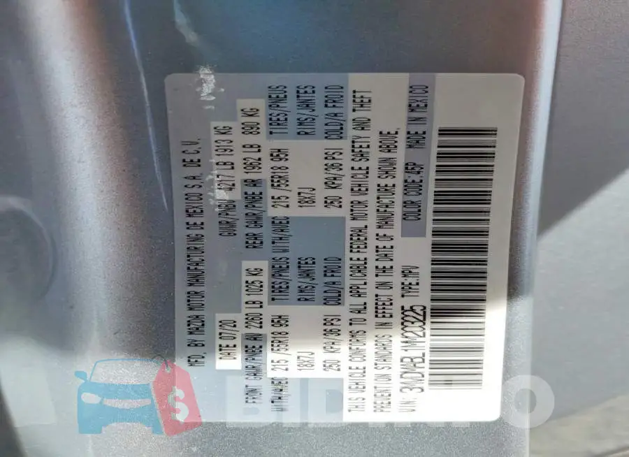 3MVDMABL1MM203225 Photo# 12