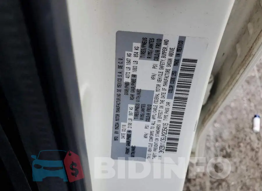 3MZBN1V39JM206416 Photo# 13
