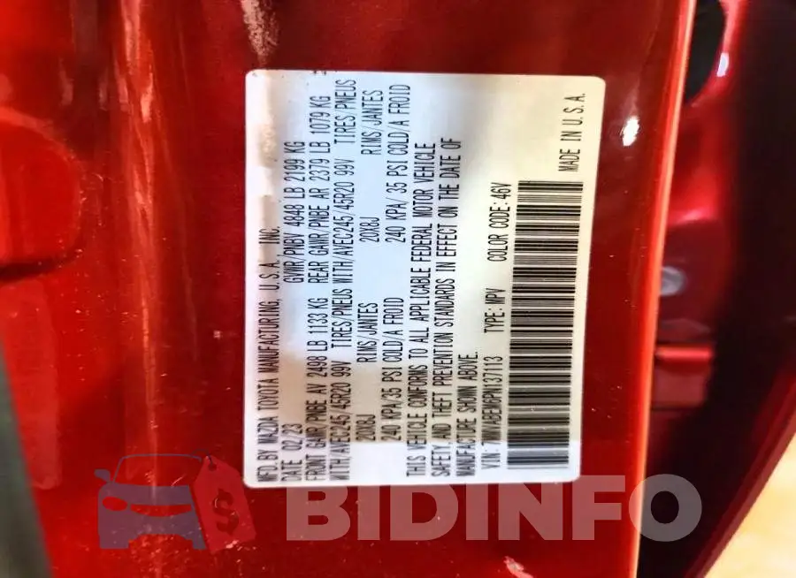 7MMVABEM6PN137113 Photo# 13