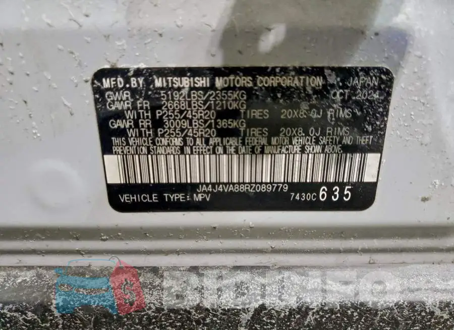 JA4J4VA88RZ089779 Photo# 14