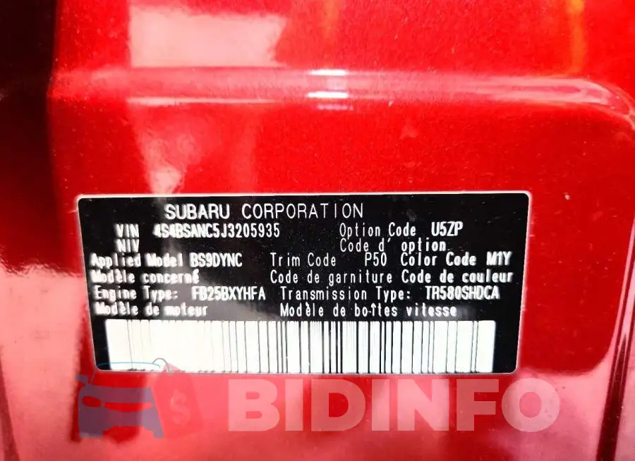 4S4BSANC5J3205935 Photo# 13