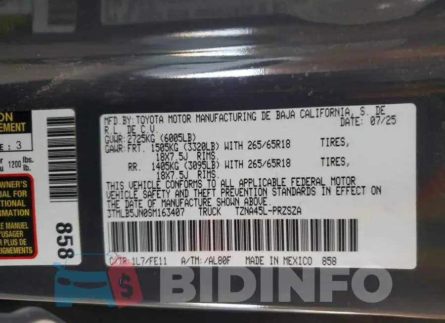 3TMLB5JN0SM163407 Photo# 12