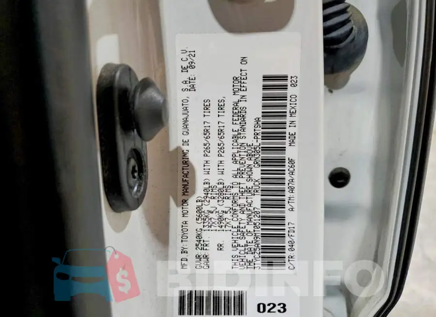 3TYCZ5AN9MT051207 Photo# 13