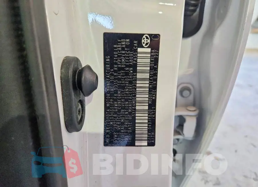 5YFB4MDE1SP230164 Photo# 13