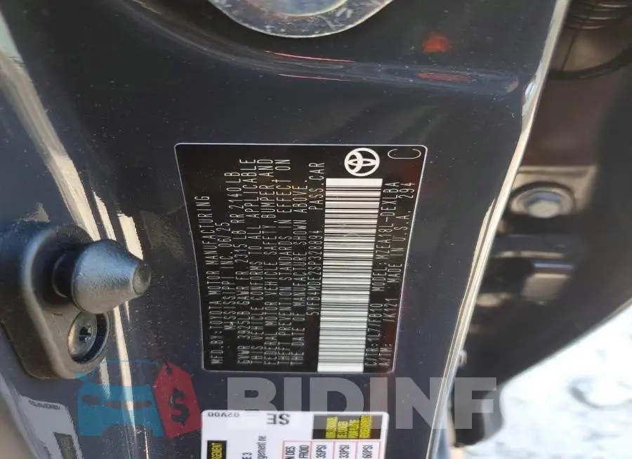 5YFB4MDE2SP328894 Photo# 12