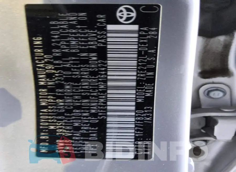 5YFEPMAE1MP164422 Photo# 12