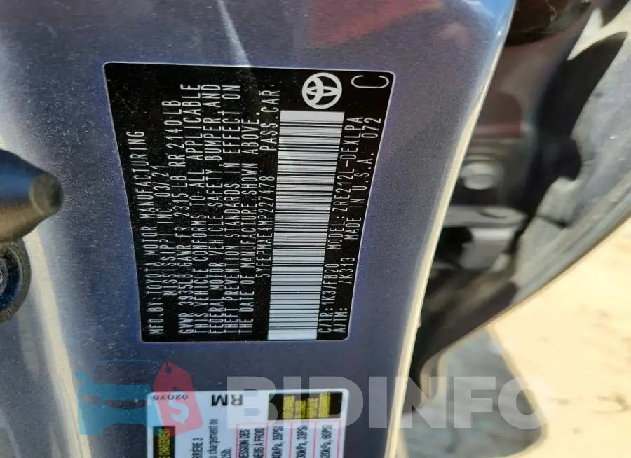 5YFEPMAE4MP227478 Photo# 12