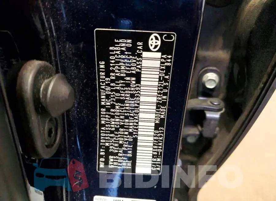 5YFEPRAE0LP063593 Photo# 12