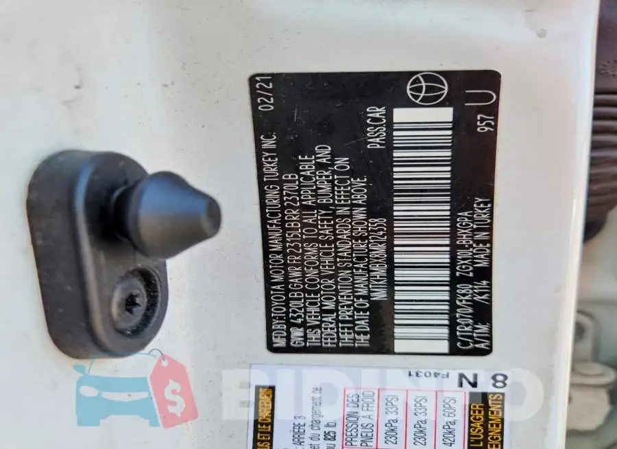 NMTKHMBX8MR124358 Photo# 13