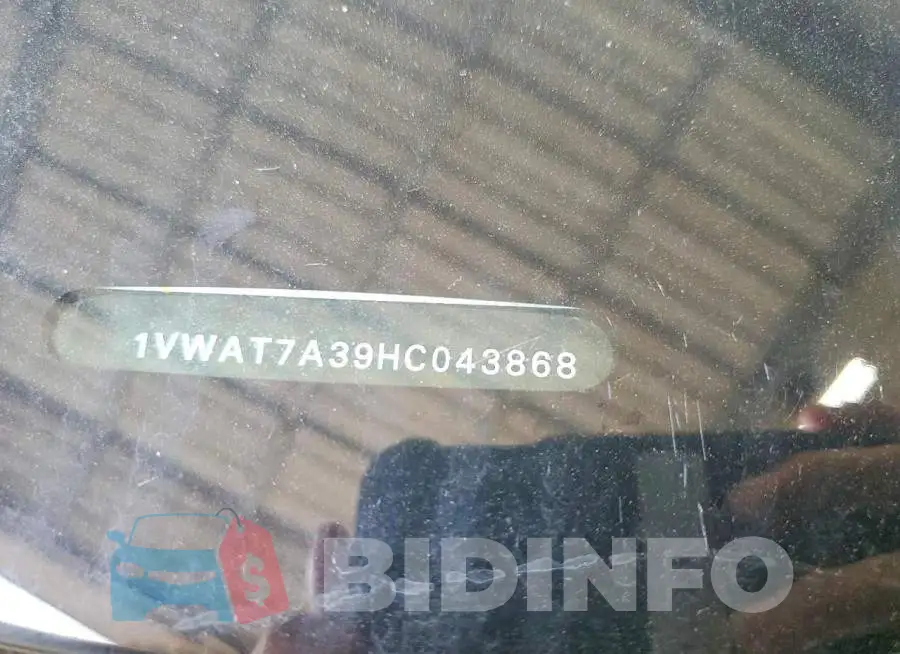 1VWAT7A39HC043868 Photo# 12