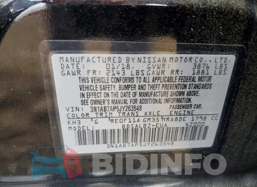3N1AB7AP5JY263548 Photo# 12
