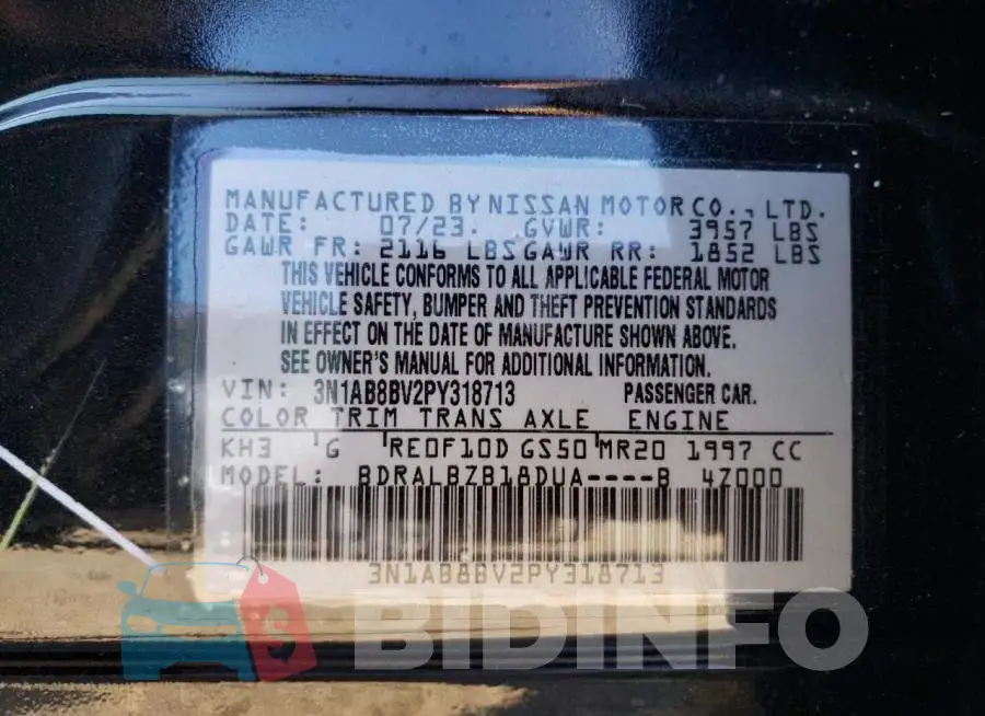 3N1AB8BV2PY318713 Photo# 12