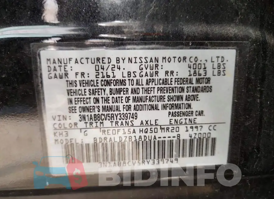 3N1AB8CV5RY339749 Photo# 12