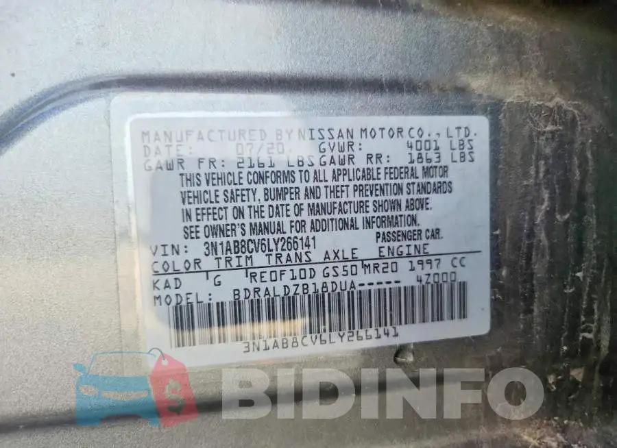 3N1AB8CV6LY266141 Photo# 12
