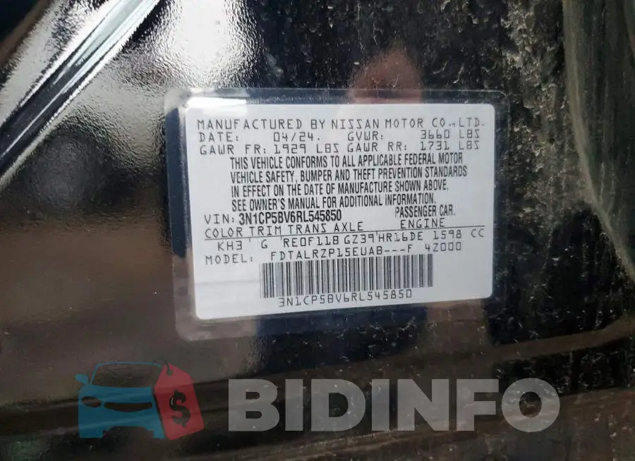 3N1CP5BV6RL545850 Photo# 12