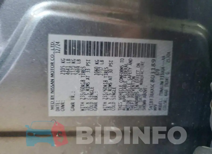 5N1BT3BAXSC803189 Photo# 13