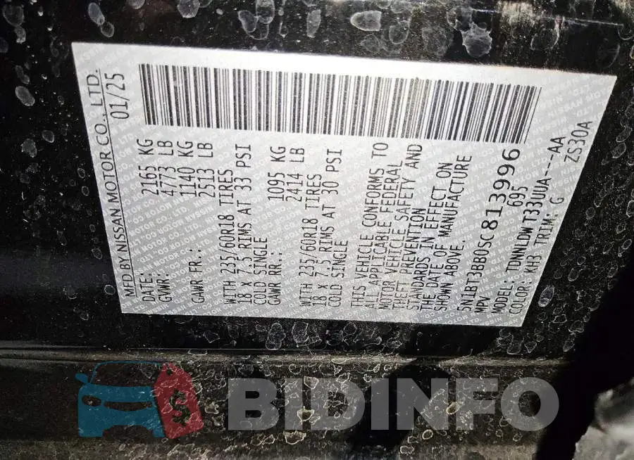 5N1BT3BB0SC813996 Photo# 13