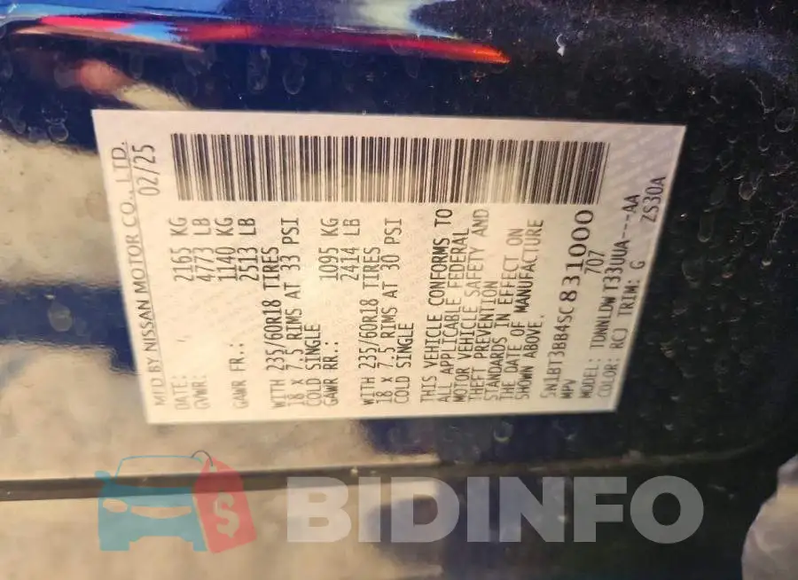 5N1BT3BB4SC831000 Photo# 13