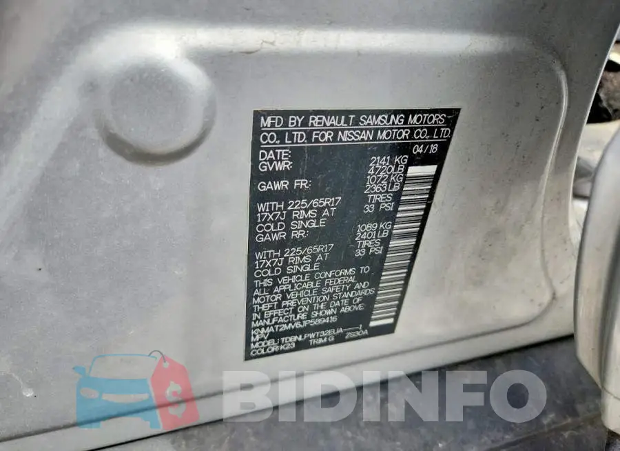 KNMAT2MV6JP589416 Photo# 12